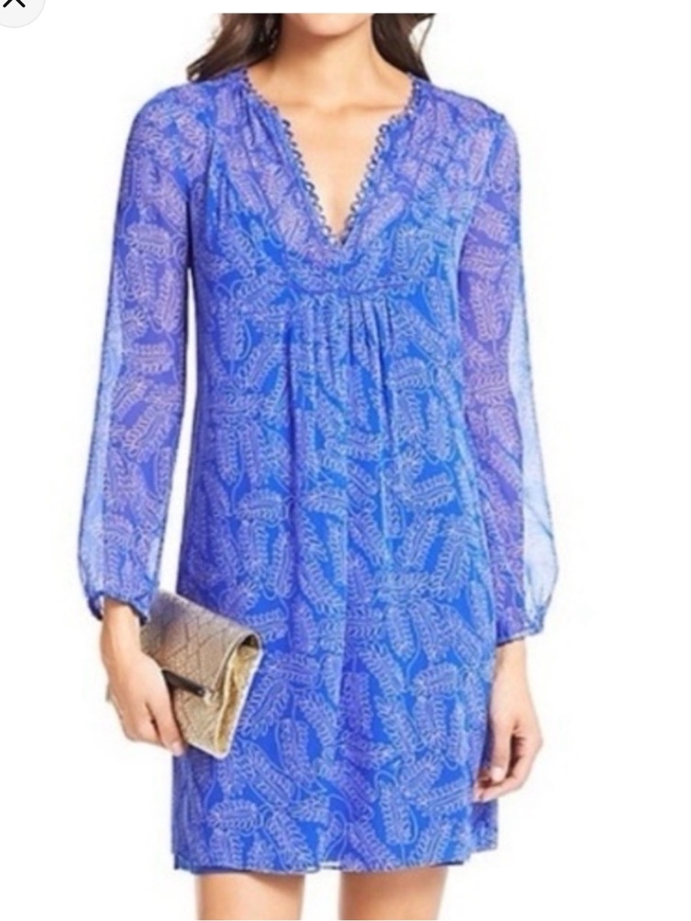 Diane Von Furstenberg Aria Silk Tunic Dress Size 8